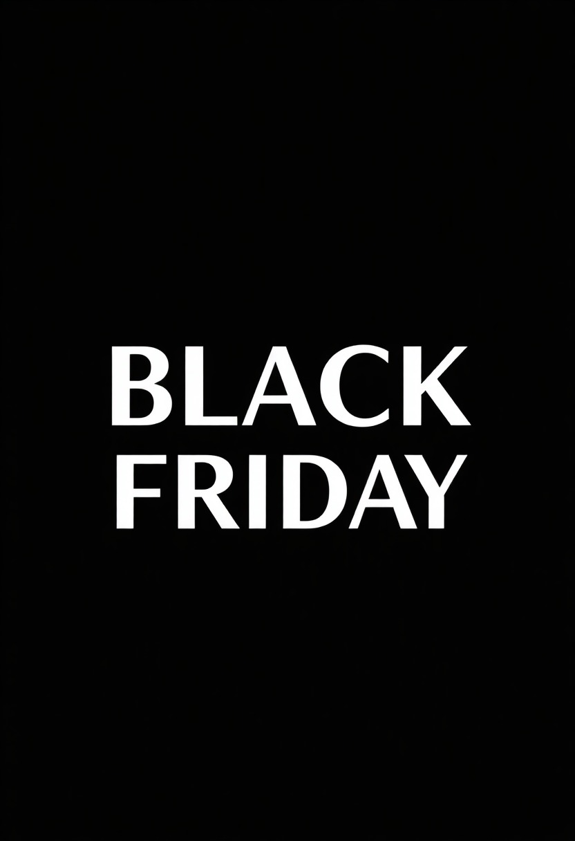 Minimalist Black Friday Banner