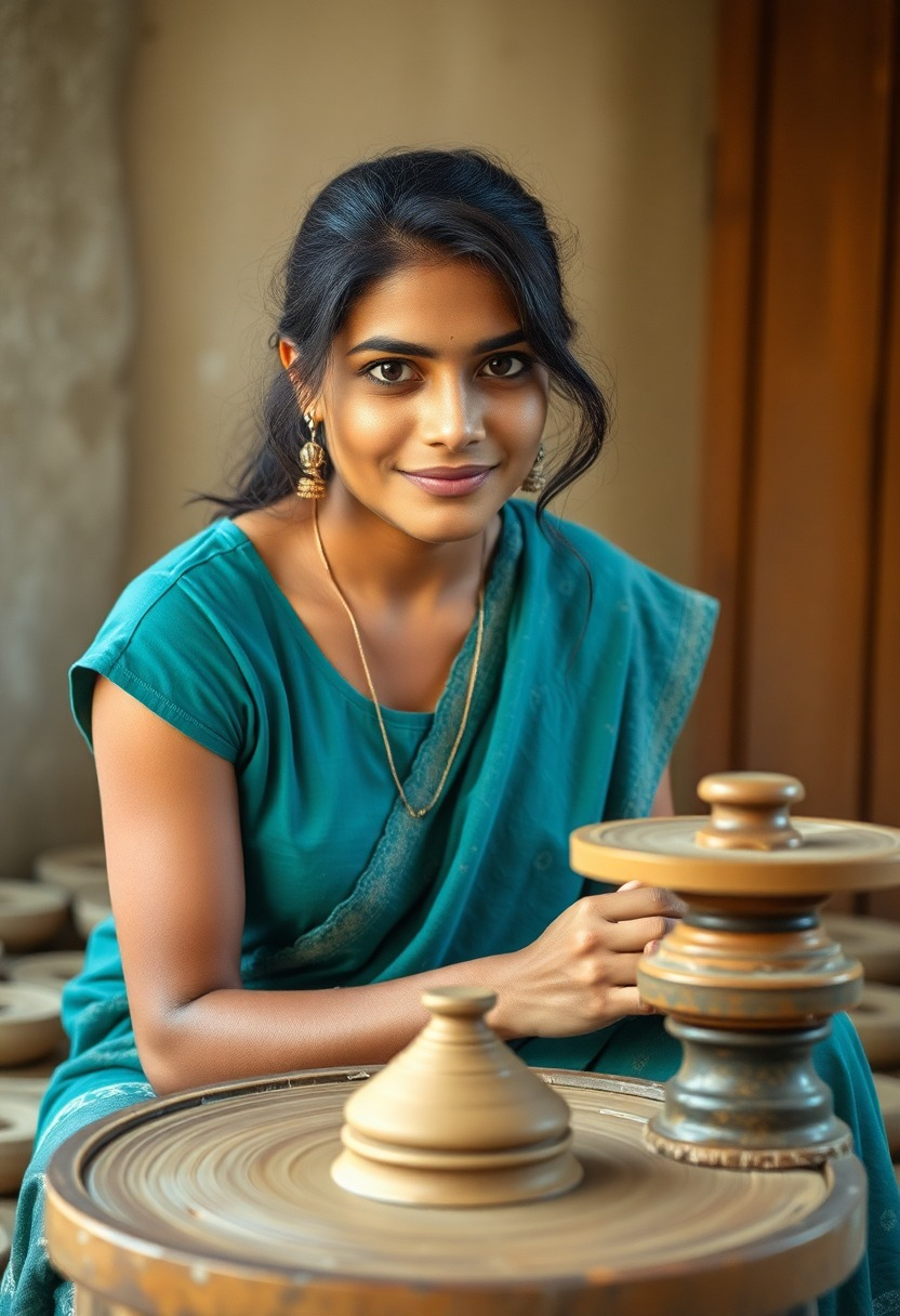 The Ancient Craft of Pottery: Hands at Work