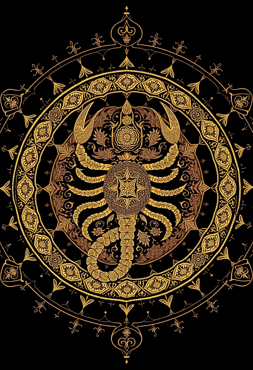 Mystical Scorpio Mandala