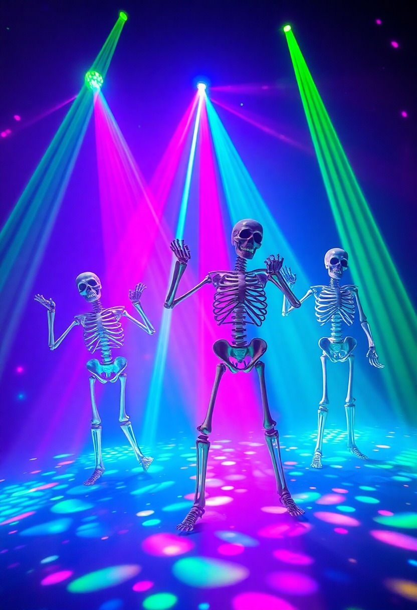 Psychedelic Skeleton Rave