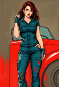 Vivacious Vintage Mechanic
