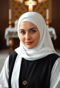 Harmony in Silence: A Middle-Eastern Nun