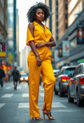 Sunshine Glam: Vibrant City Summer Fashion