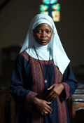Dignity Personified: African Nun in Service