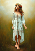 The Nature Child: Ethereal Beauty in Harmony