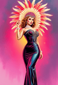 Saucy Showgirl in Spotlight