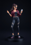 The Trendsetting Innovator Action Figure