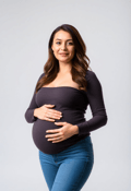 Graceful Anticipation: A Mother's Poise
