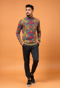 Dynamic Style in Patterned Turtleneck