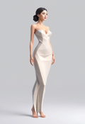Graceful Geometry: Low Poly Female Form