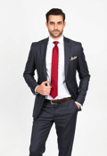 Classic Elegance: Full Body Shot of Distinguished Gentleman