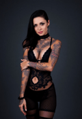 Enigmatic Elegance: The Tattooed Muse
