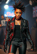 Punk Sensation in Ripped Attire