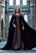 The Romantic Queen: Fantasy in Silk and Velvet