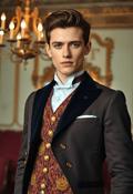 Charming Frock Coat and Waistcoat: Victorian Style
