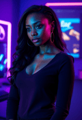 Glowing Gamer Aesthetic
