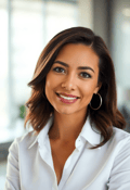 Inspirational Female Professional in Soft Light
