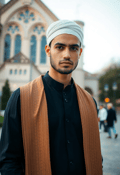 Cultural Fusion: Modern Man in Tradition