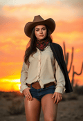 Sunset Silhouette: The Lone Rangerine