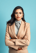 Innovative Female Executive with an Empowering Stance