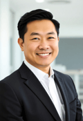 Classic Business Headshot of Mature Asian Professional