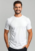 Casual Confidence in a Crisp White Tee