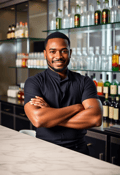 Confident Mixologist with a Flair