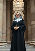 Quiet Strength: Latina Nun Amongst Columns