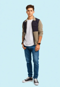 Full-Body Shot of a Promising Young Actor