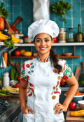 Chef Celebrating Culinary Diversity