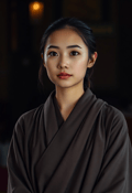 Wisdom Through Silence: Female Monk in Prayer
