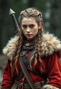 Graceful Strength of the Viking Huntress