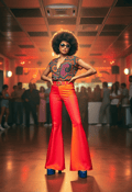 Groovy Glam in Bell-Bottoms
