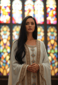 Celestial Charm: A Blessed Priestess