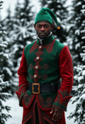 Mystical Elf Gent in Holiday Finery