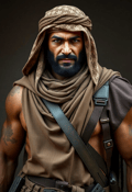 The Fierce Guardian: Middle-Eastern Rambo Warrior