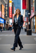 Chic and Sleek: A Modern City Wanderer
