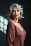 Dramatic Elegance: Glamour Portrait