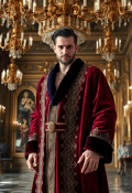 The Noble King: A Regal Presence in the Grand Hall