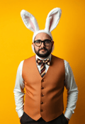 Charming Hare in Dapper Easter Wear