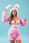 Enchanting Easter Bunny in Playful Attire