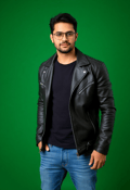 Fearless Freedom Seeker: Casual Male Biker Style