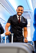 Dynamic Flight Attendant on Duty