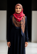 Elegant Muslim Woman in Vibrant Hijab