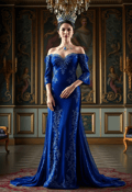 Queen of Elegance: Timeless Beauty in Royal Attire