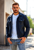 Casual Charm: The Classic Denim Look