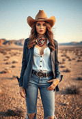 Desert Siren: Elegance on the Sands