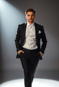 Sophisticated Allure: Glamour in Profile