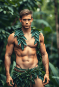 Tarzan's Embrace: Nature's Warrior