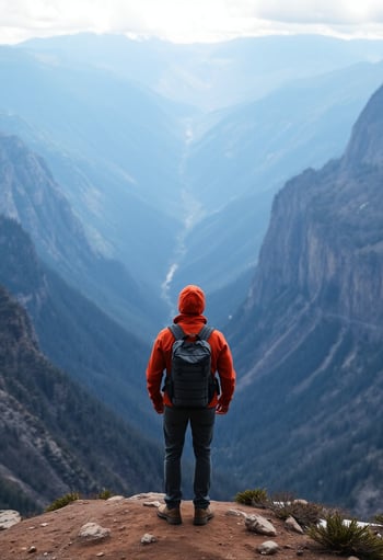 Man Jumps off Cliff